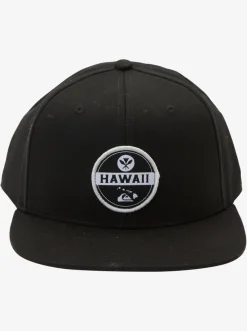 Quiksilver Hawaii Rooted Snapback Hat Black Store