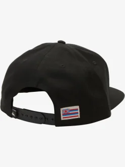 Quiksilver Hawaii Rooted Snapback Hat Black Store