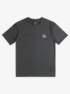 Quiksilver Heritage Heather Short Sleeve Upf 50 Surf T-Shirt Iron Gate Outlet