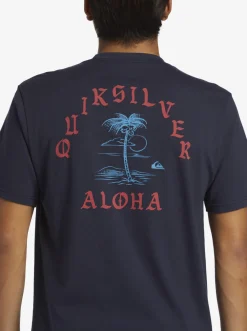 Quiksilver Hi Dead Coconuts T-Shirt Navy Blazer Cheap