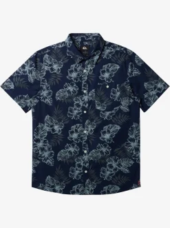 Quiksilver Hi Feel The Rhythm Short Sleeve Shirt Naval Academy Online
