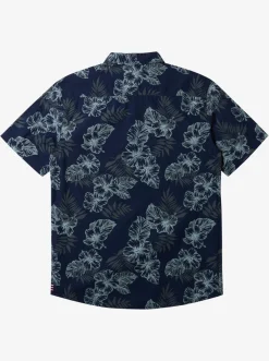 Quiksilver Hi Feel The Rhythm Short Sleeve Shirt Naval Academy Online