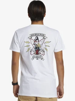 Quiksilver Hi Flirting With Danger T-Shirt White Store