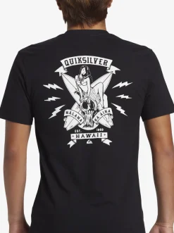 Quiksilver Hi Flirting With Danger T-Shirt Black Hot