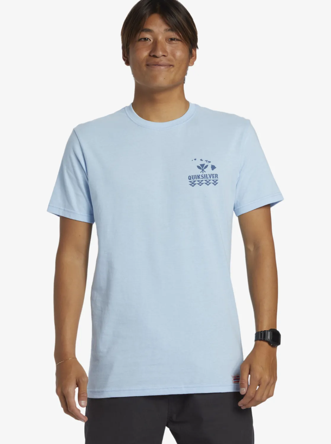 Quiksilver Hi Natural Resources T-Shirt Clear Sky Flash Sale