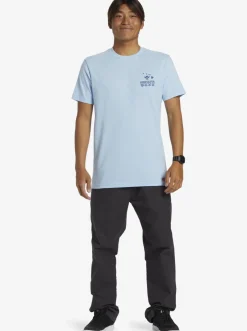 Quiksilver Hi Natural Resources T-Shirt Clear Sky Flash Sale