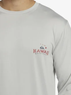 Quiksilver Hi Royalty Surf Long Sleeve Upf 50 Surf T-Shirt Grey Violet Online