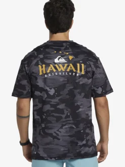 Quiksilver Hi Royalty Surf Short Sleeve Upf 50 Surf T-Shirt Hi Camo Black Best Sale