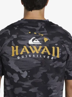 Quiksilver Hi Royalty Surf Short Sleeve Upf 50 Surf T-Shirt Hi Camo Black Best Sale