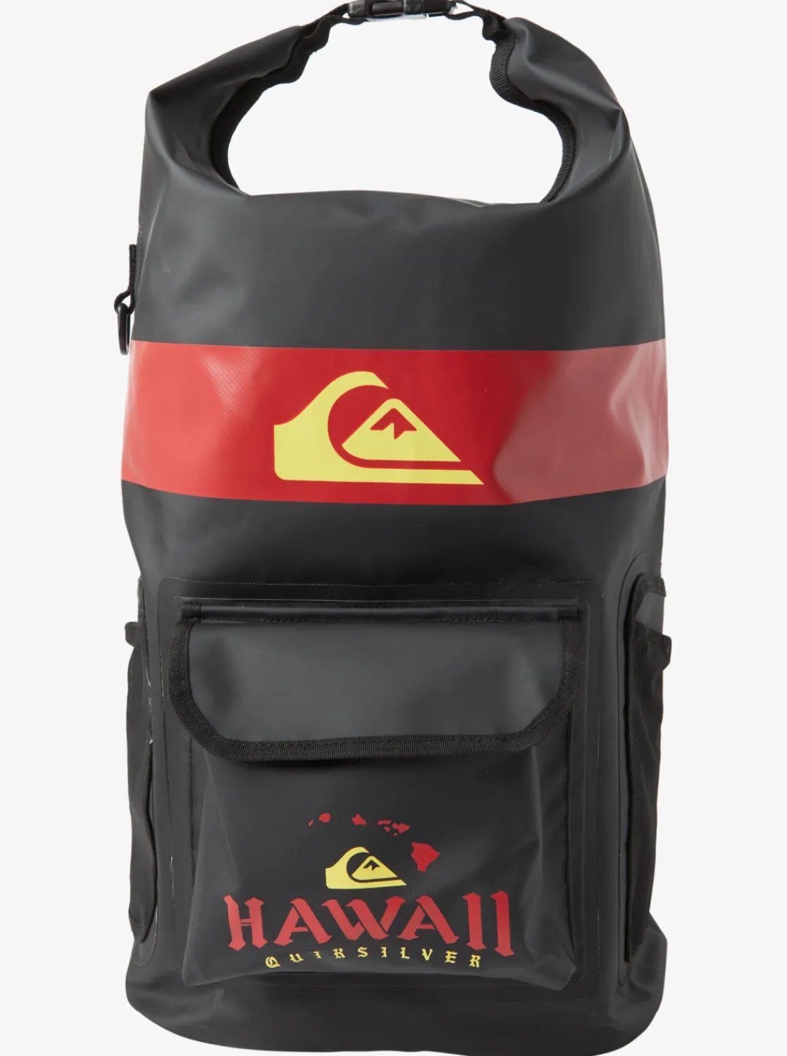 Quiksilver Hi Sea Stash Roll-Top Surf Backpack Black Cheap