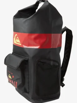 Quiksilver Hi Sea Stash Roll-Top Surf Backpack Black Cheap