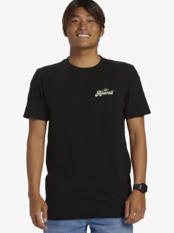 Quiksilver Hi Water On The Brain T-Shirt Black Best Sale