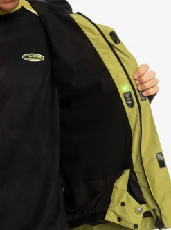 Quiksilver High Altitude Gore-Tex® Technical Snow Jacket Green Olive Sale