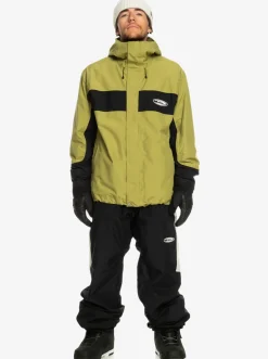 Quiksilver High Altitude Gore-Tex® Technical Snow Jacket Green Olive Sale