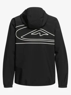 Quiksilver High In The Hood Technical Snow Jacket True Black Clearance