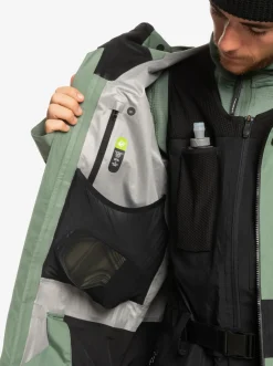 Quiksilver Highline Pro Sammy Carlson 3L Gore-Tex® Technical Snow Jacket Laurel Wreath Cheap