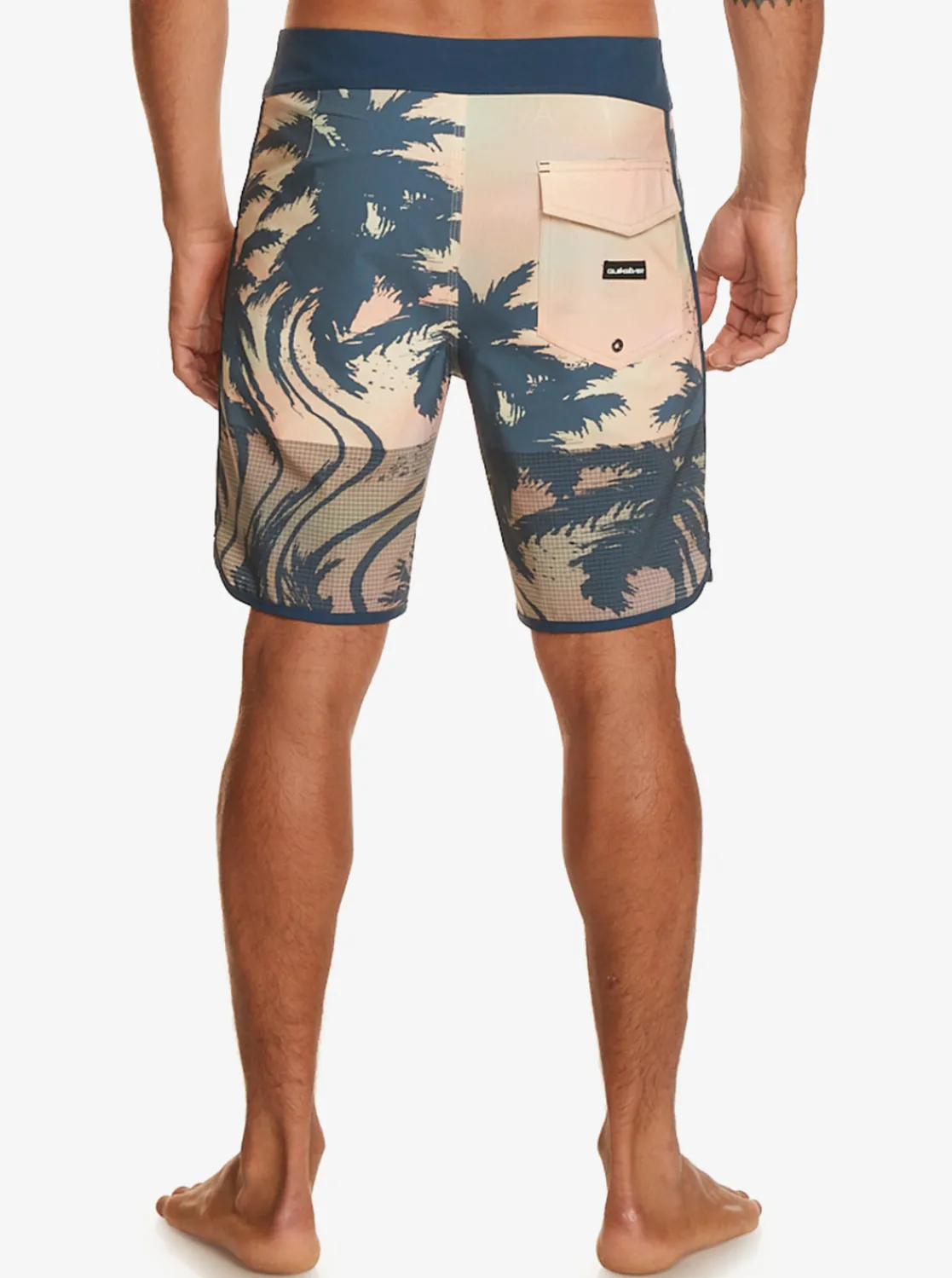 Quiksilver Highline Scallop 19" Boardshorts Pastel Turquoise Flash Sale