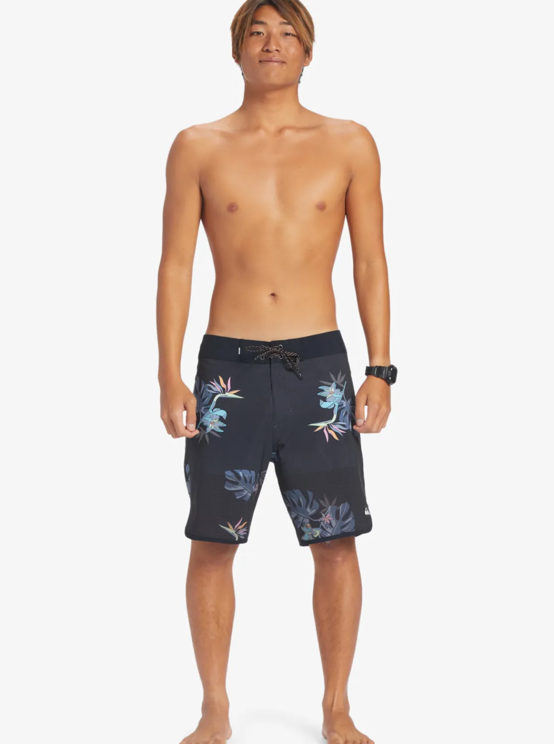Quiksilver Highline Scallop 19" Boardshorts Black Best Sale