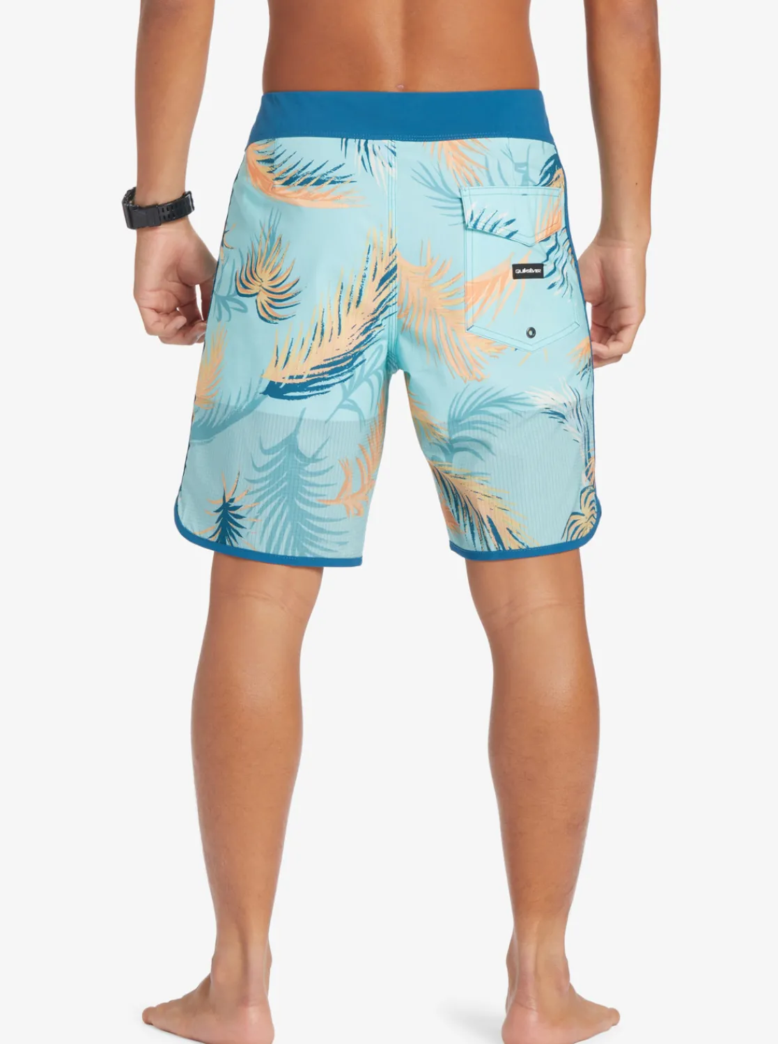 Quiksilver Highline Scallop 19" Boardshorts Maroccan Blue Shop