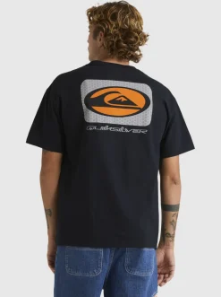 Quiksilver Honeycomb Short Sleeve Stn T-Shirt Black Hot