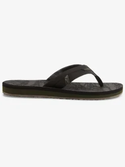 Quiksilver Island Oasis Squish Sandals Black 2 Hot