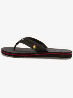 Quiksilver Island Oasis Squish Sandals Black 1 Discount