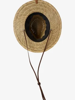 Quiksilver Jettyside Straw Lifeguard Hat Natural Flash Sale