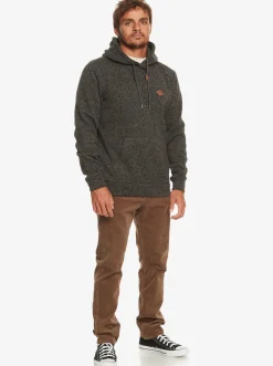 Quiksilver Keller Fleece Top Dark Grey Heather Discount