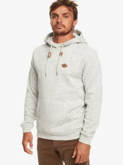Quiksilver Keller Fleece Top Light Grey Heather Best