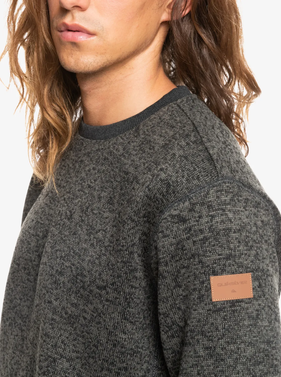 Quiksilver Keller Sweatshirt Dark Grey Heather Discount