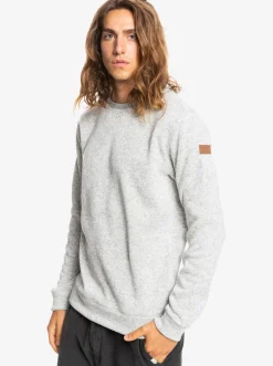 Quiksilver Keller Sweatshirt Light Grey Heather Sale