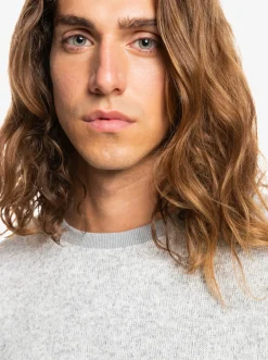 Quiksilver Keller Sweatshirt Light Grey Heather Sale