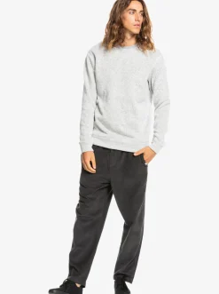 Quiksilver Keller Sweatshirt Light Grey Heather Sale