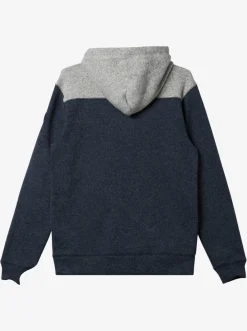 Quiksilver Keller Zip-Up Hoodie Navy Blazer Heather Flash Sale