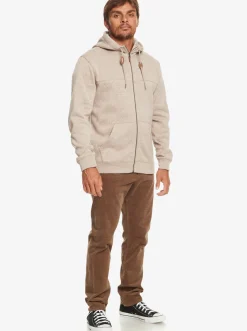 Quiksilver Keller Zip-Up Hoodie Goat Heather Online