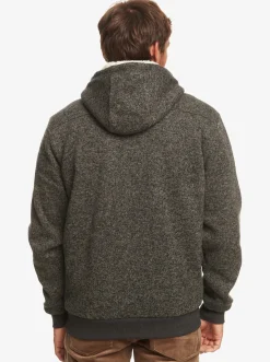 Quiksilver Keller Zip-Up Hoodie Dark Grey Heather Shop