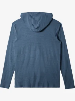 Quiksilver Kentin Long Sleeves Hooded T-Shirt Kentin Bering Sea Fashion