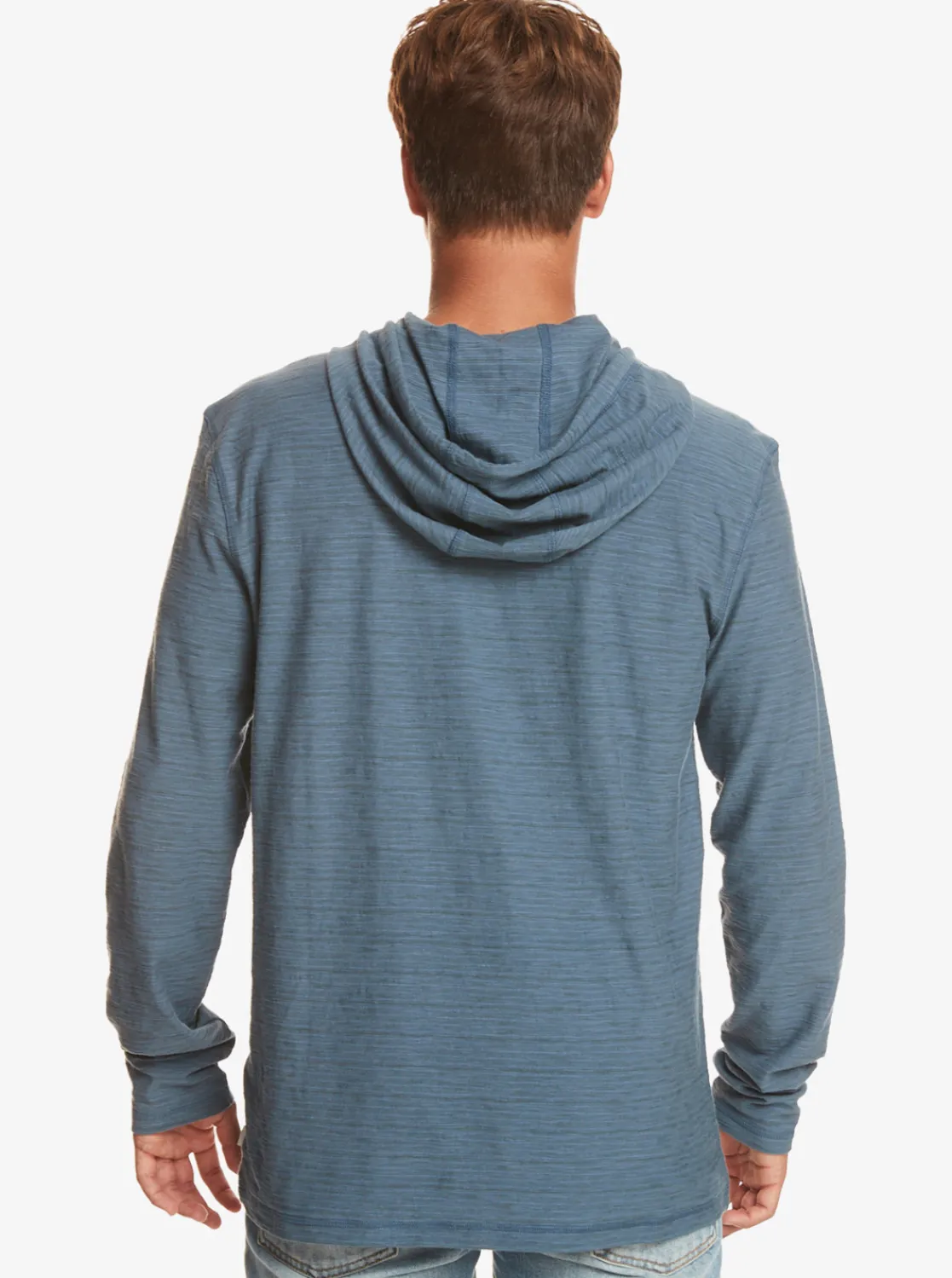 Quiksilver Kentin Long Sleeves Hooded T-Shirt Kentin Bering Sea Fashion