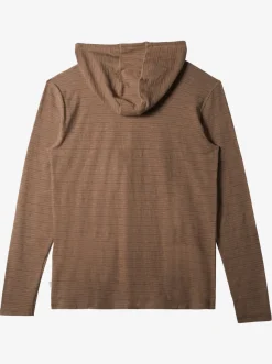 Quiksilver Kentin Long Sleeves Hooded T-Shirt Kentin Fossil Cheap