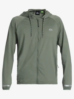 Quiksilver Knit Training Technical Zip-Up Hoodie Laurel Wreath Shop