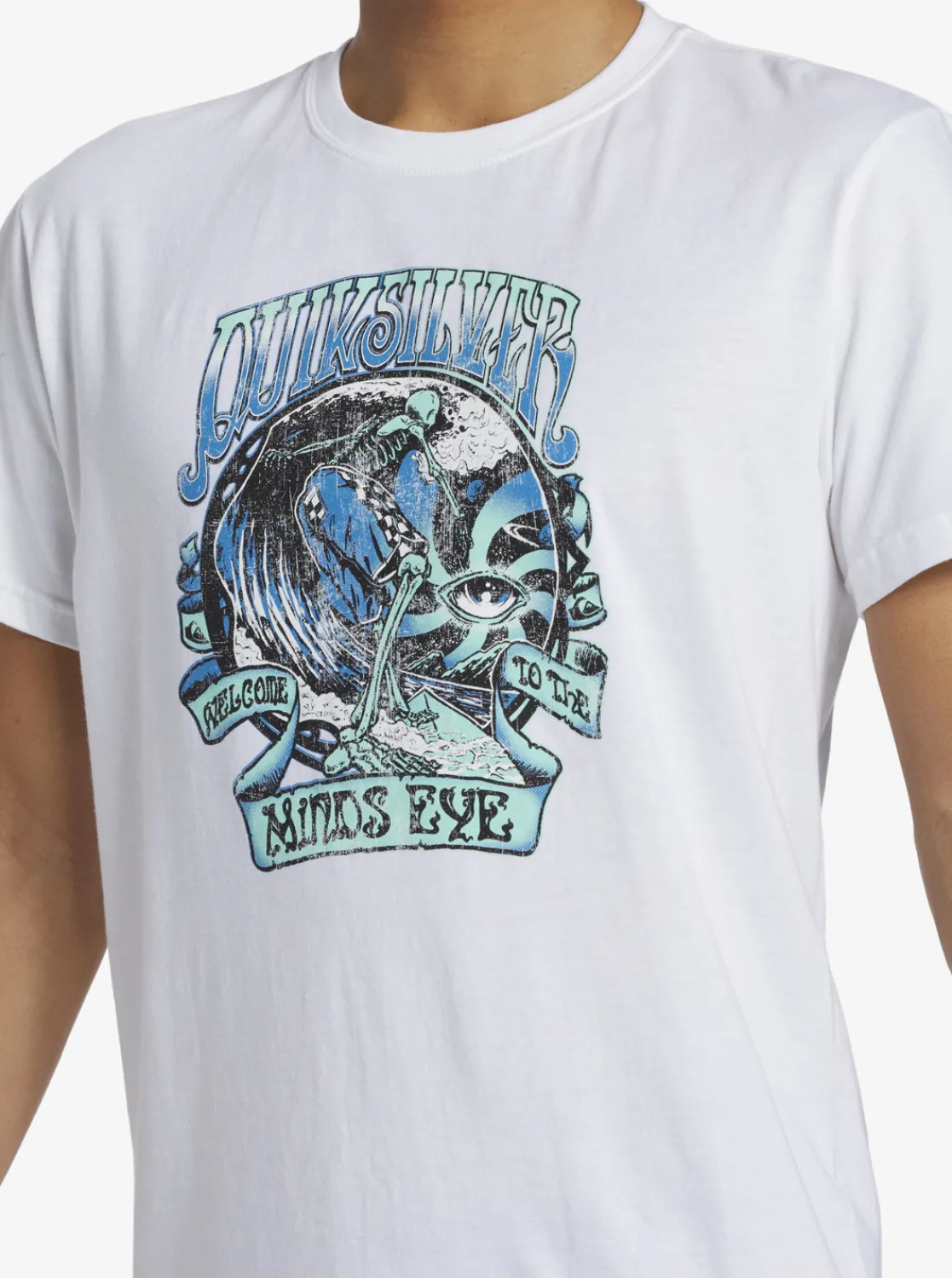 Quiksilver Land Down Under T-Shirt White Discount