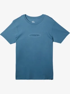 Quiksilver Level Up T-Shirt Aegean Blue Clearance