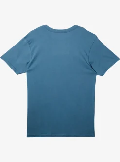 Quiksilver Level Up T-Shirt Aegean Blue Clearance