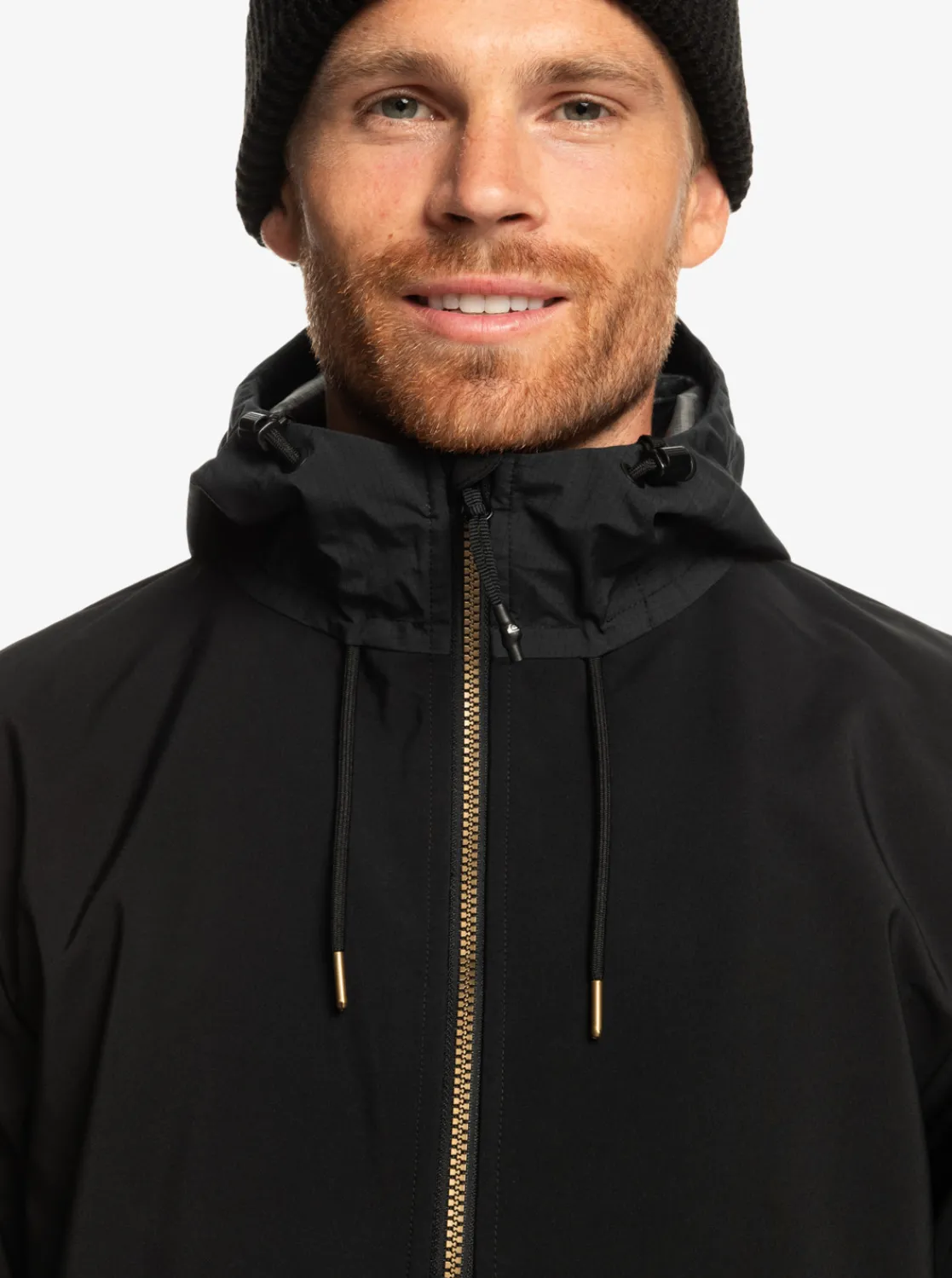 Quiksilver Live For The Ride Softshelll Technical Hoodie True Black Flash Sale