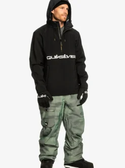 Quiksilver Live For The Ride Softshelll Technical Hoodie True Black Flash Sale