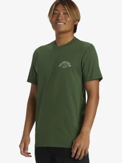 Quiksilver Logo Lockup T-Shirt Greener Pastures Flash Sale