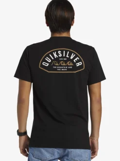 Quiksilver Logo Lockup T-Shirt Black Fashion