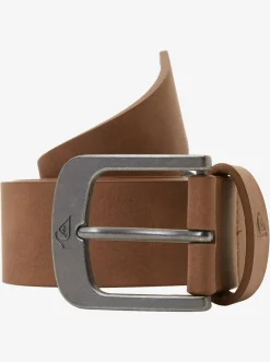 Quiksilver Main Street Faux Leather Belt Chocolate Store