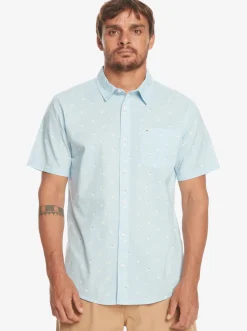 Quiksilver Minimo Short Sleeve Shirt Clear Sky Minimo Shop