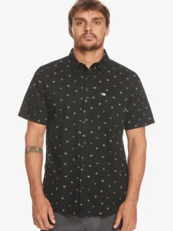 Quiksilver Minimo Short Sleeve Shirt Black Minimo Cheap